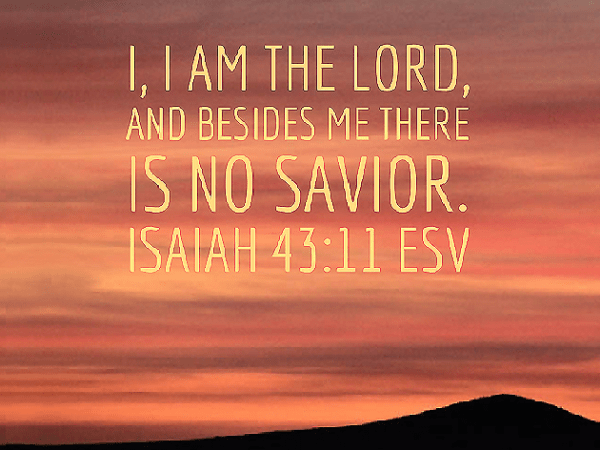 God Provided Only ONE Way To&nbsp;Salvation