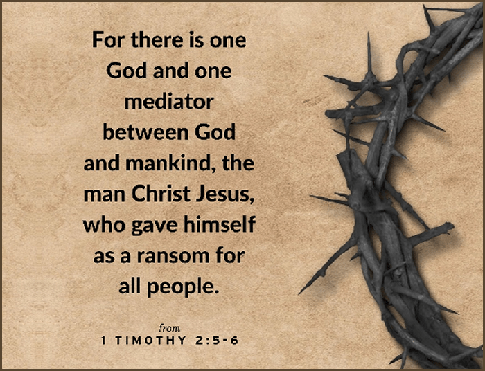 There Is Only ONE&nbsp;Mediator