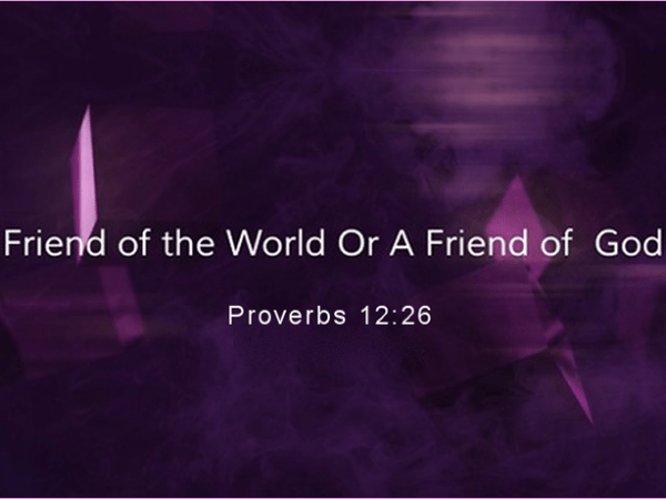 Be Careful In Choosing&nbsp;Friends