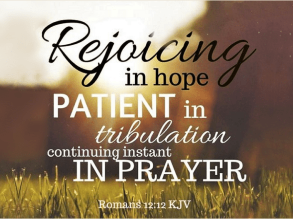 Glory In Tribulations?